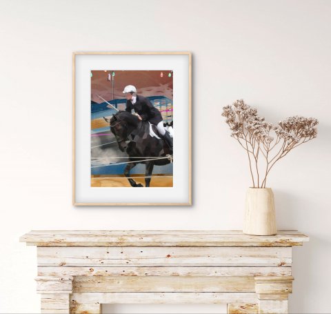 Motiv fra ringridderplakaten 2025